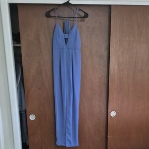 Lulu's Vibrant Blue Jumpsuit